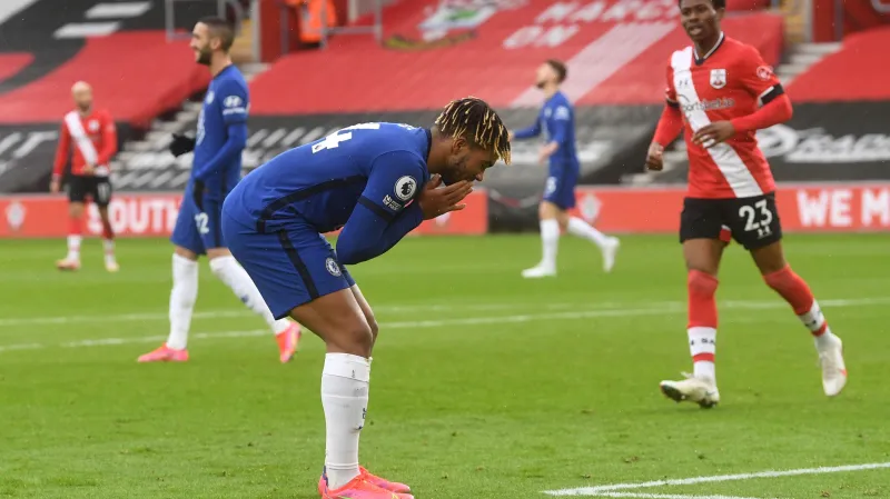 Reece James z Chelsea v utkání proti Southamptonu