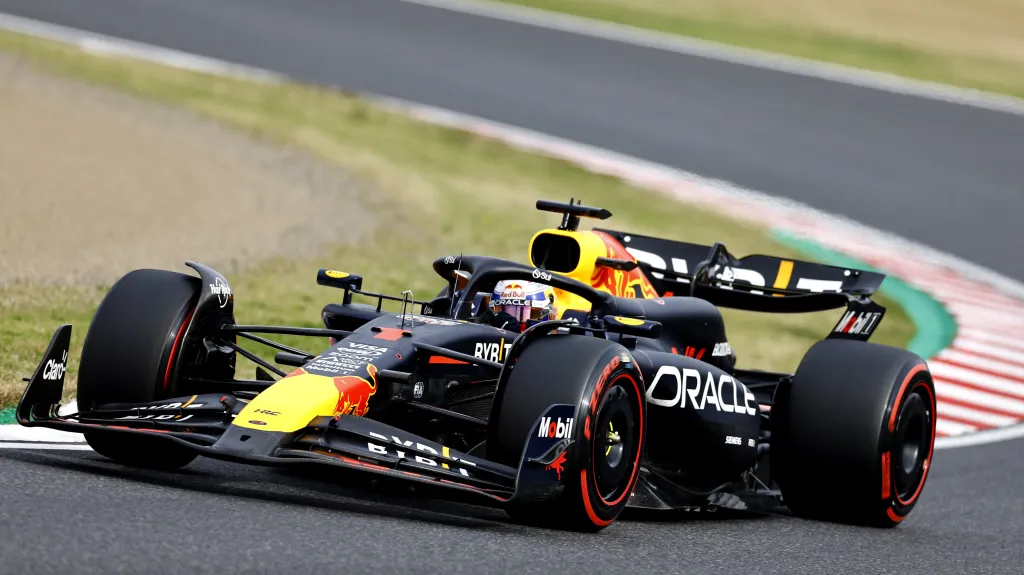 Max Verstappen v kvalifikaci Velké ceny Japonska