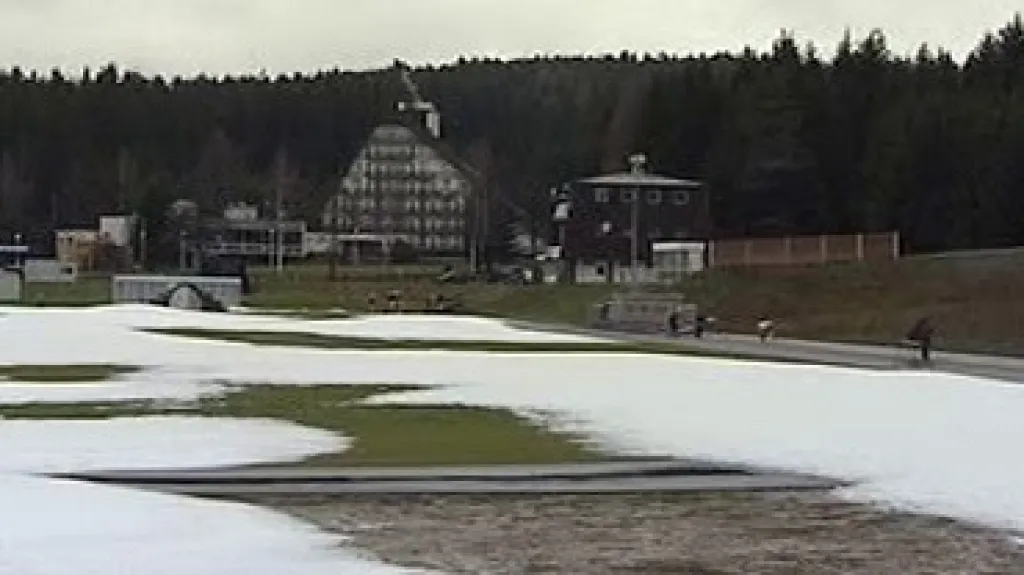 Trasa mistrovství světa v běhu na lyžích.