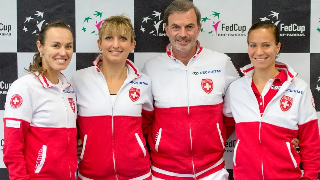 Švýcarský tým pro semifinále Fed Cupu