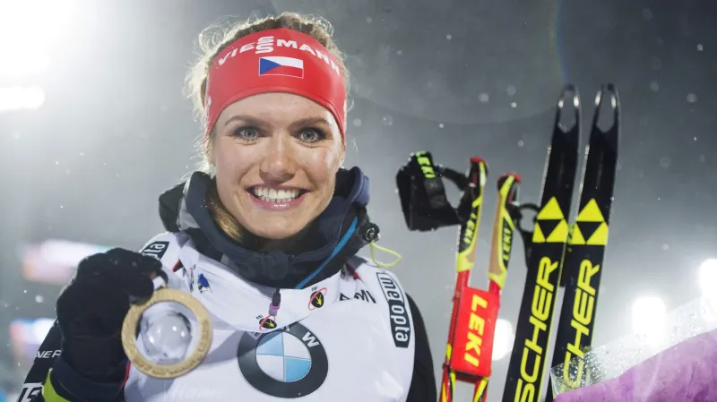 Soukalová vyhrála sprint v Östersundu a vede Světový pohár