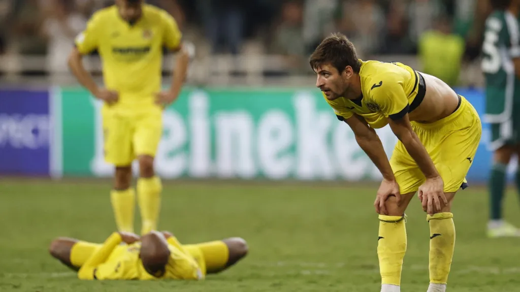 Zklamaní fotbalisté Villarrealu