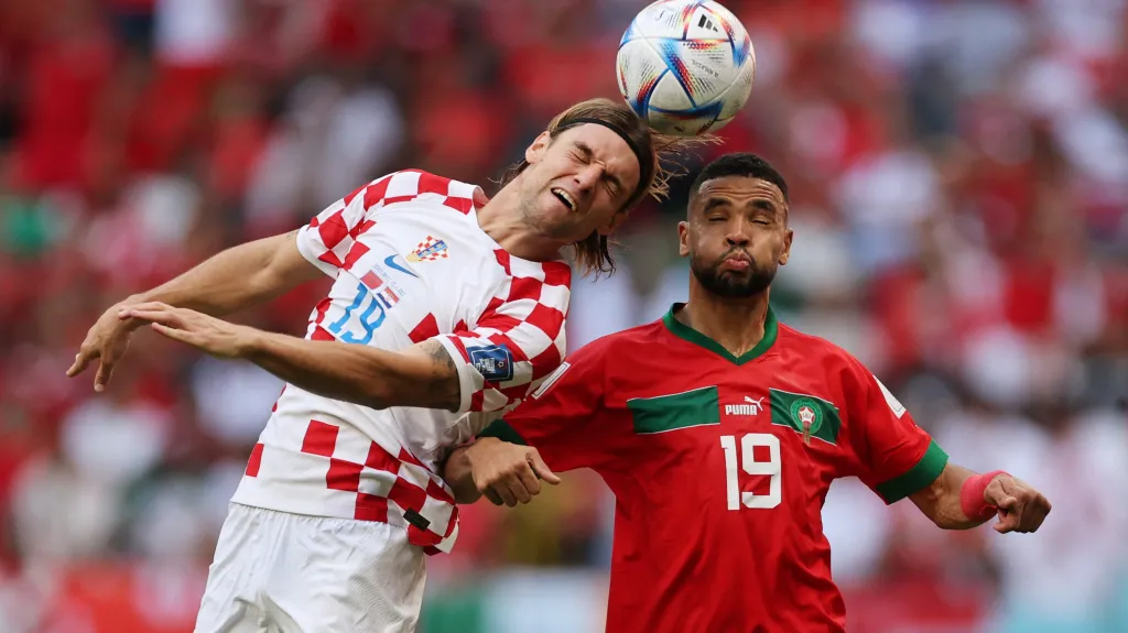 Utkání Maroko - Chorvatsko
