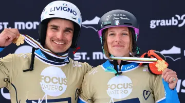 Malé a velké finále v paralelním slalomu smíšených družstev