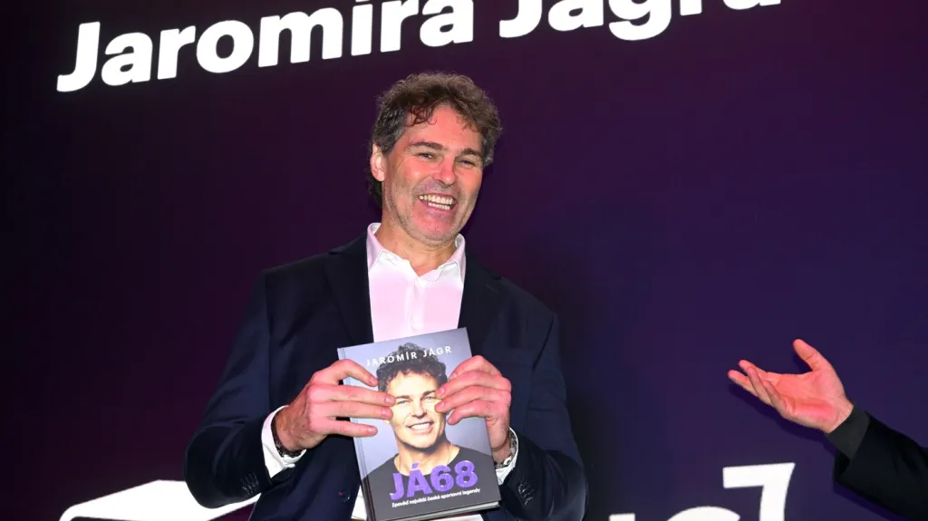 Jaromír Jágr pokřtil knihu Já68