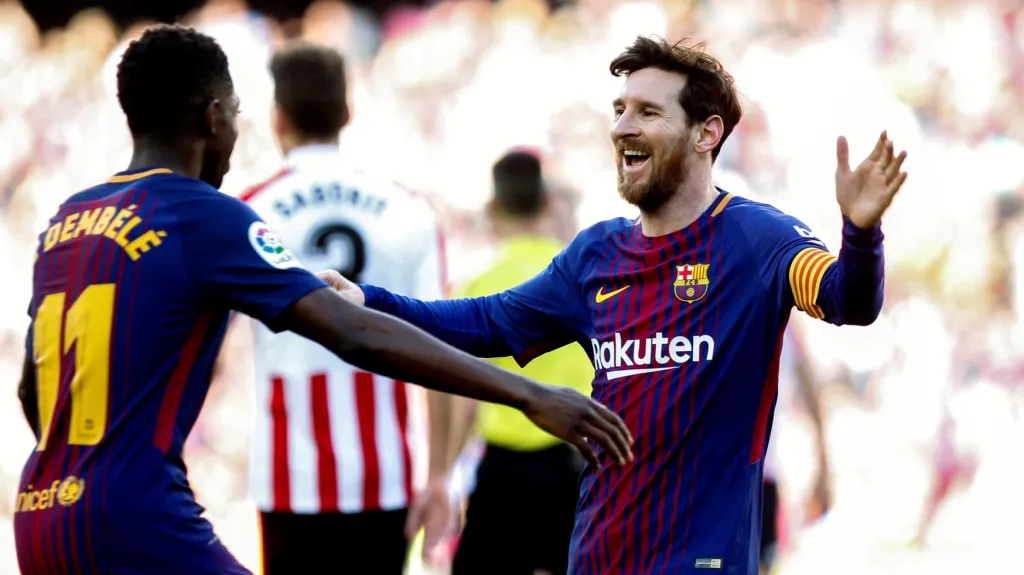 Dembélé a Messi