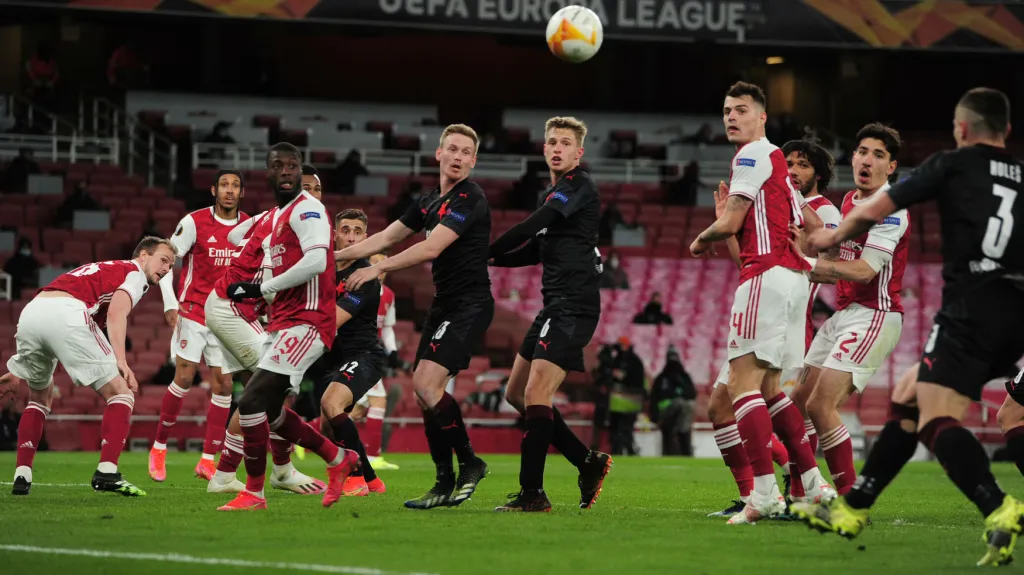 Utkání Arsenal - Slavia
