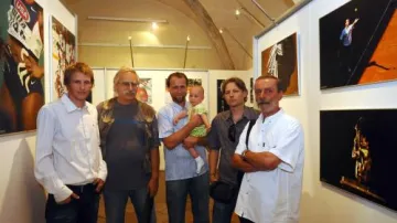 Autoři snímků na výstavě Sport Foto 2010