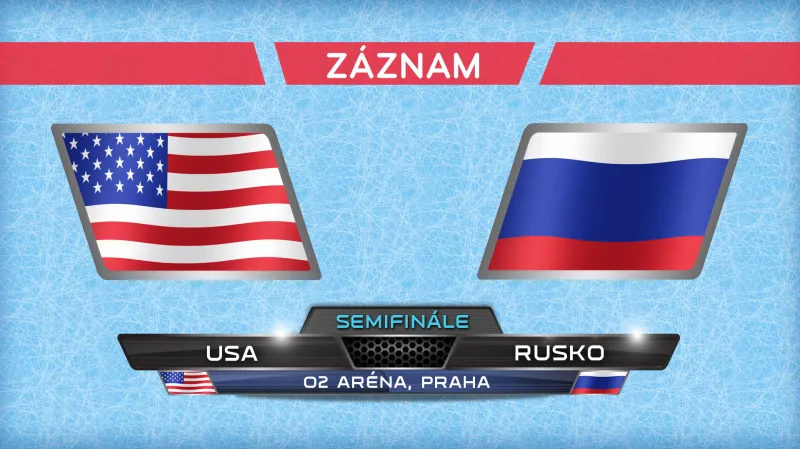 Záznam utkání USA - Rusko