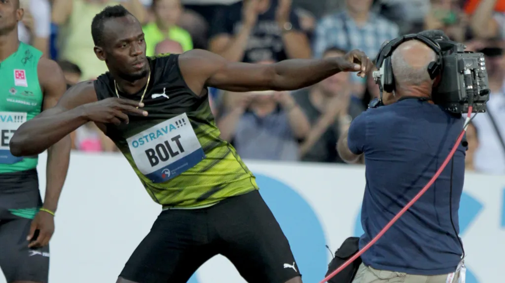 Usain Bolt na Zlaté tretře