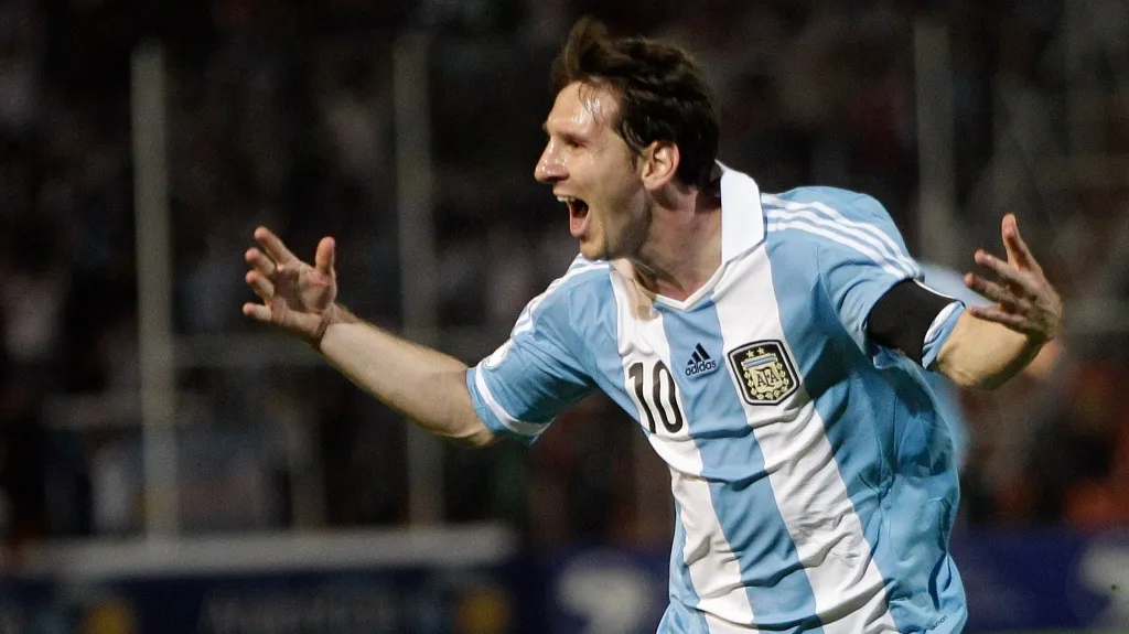 Lionel Messi v dresu Argentiny