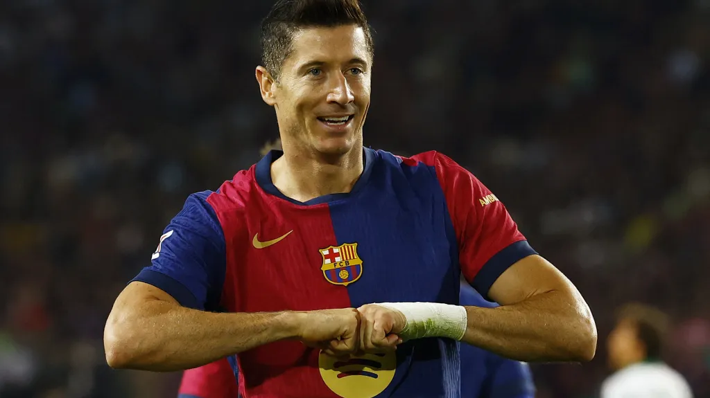 Robert Lewandowski z Barcelony