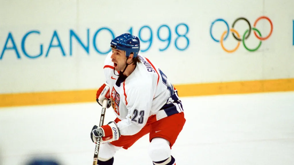 Petr Svoboda v utkání s Ruskem