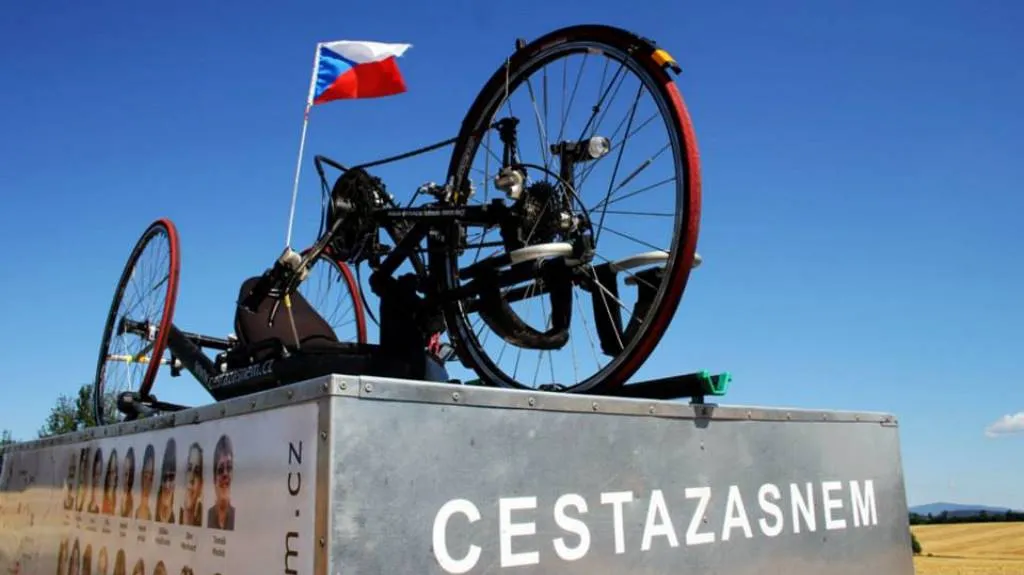 Hand bike pořadatelského týmu Cesta za snem