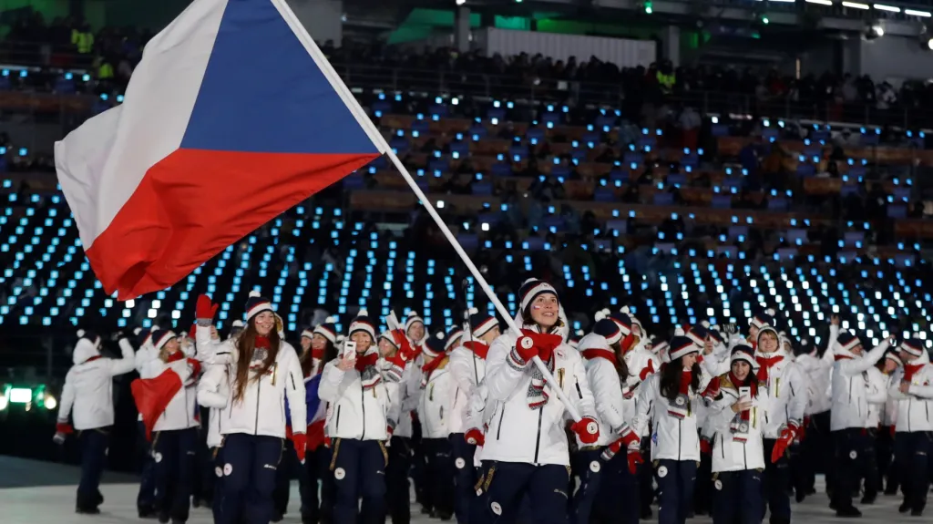 Eva Samková v čele české výpravy na zimní olympiádě v Pchjongčchangu