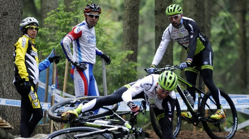 Reprezentanti na horských kolech v Novém Městě na Moravě