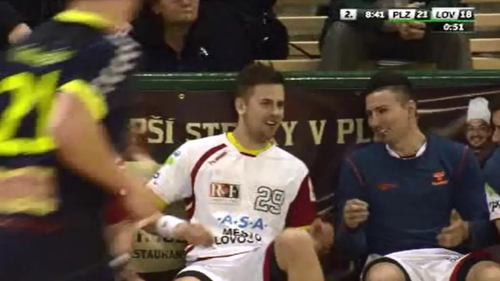 Sestřih házenkářského utkání Plzeň - Lovosice