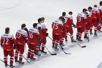Zklamaní čeští hokejisté