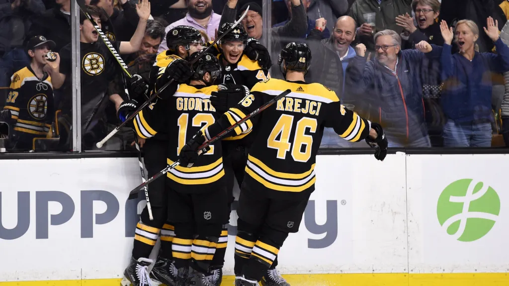 Radost hokejistů Bostonu