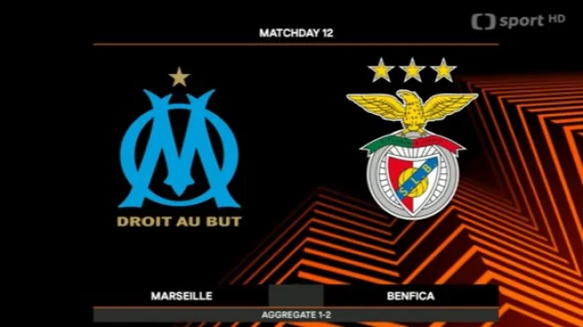 Sestřih utkání Marseille – Benfica