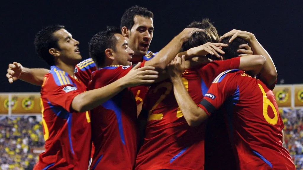 Radost španělských fotbalistů