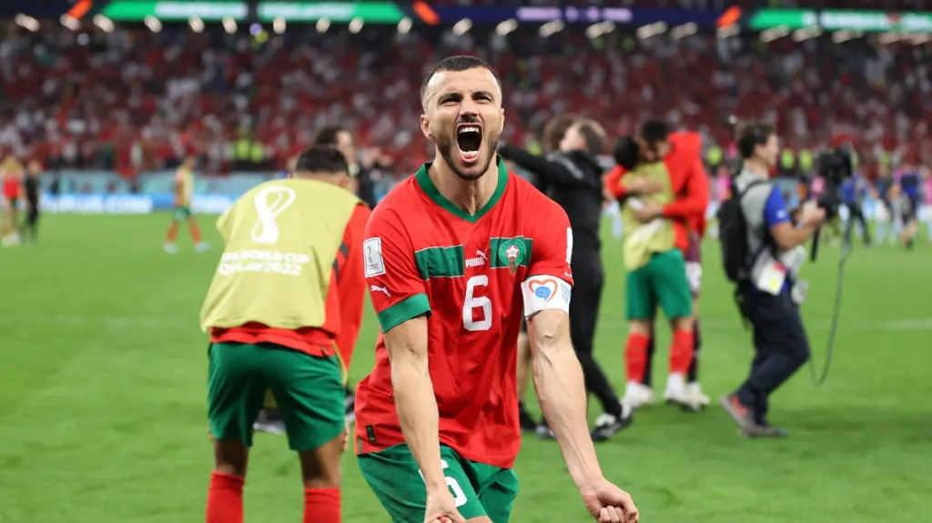 Radost hráčů Maroka