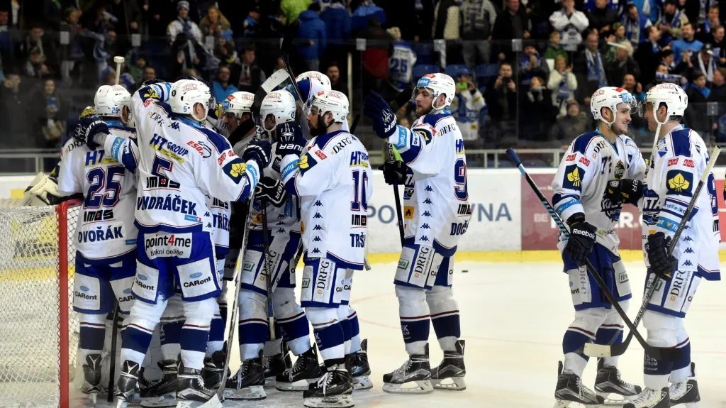 Radost hokejistů Komety Brno