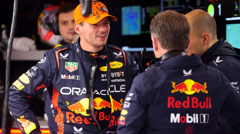 Max Verstappen v rozhovoru s Christianem Hornerem