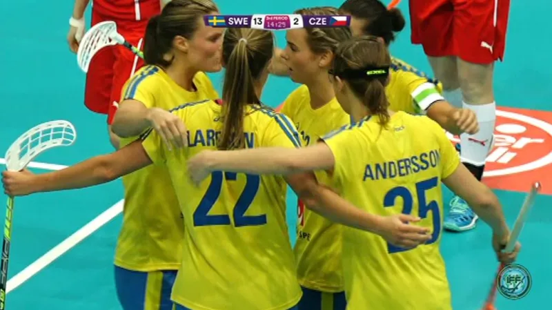 Sestřih utkání Česko - Švédsko