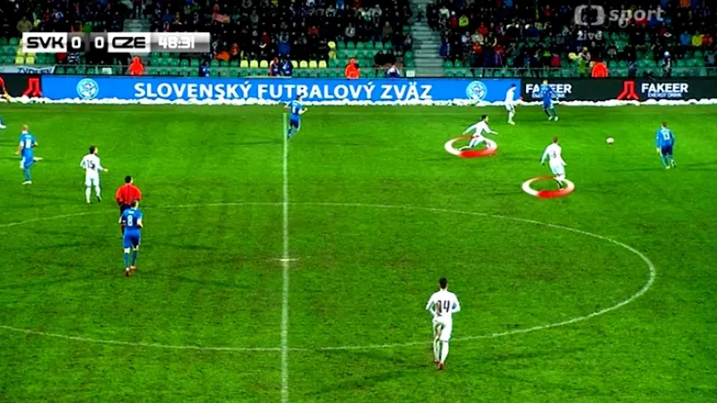 Rozhodující gól utkání Slovensko - Česko v elektronické tužce