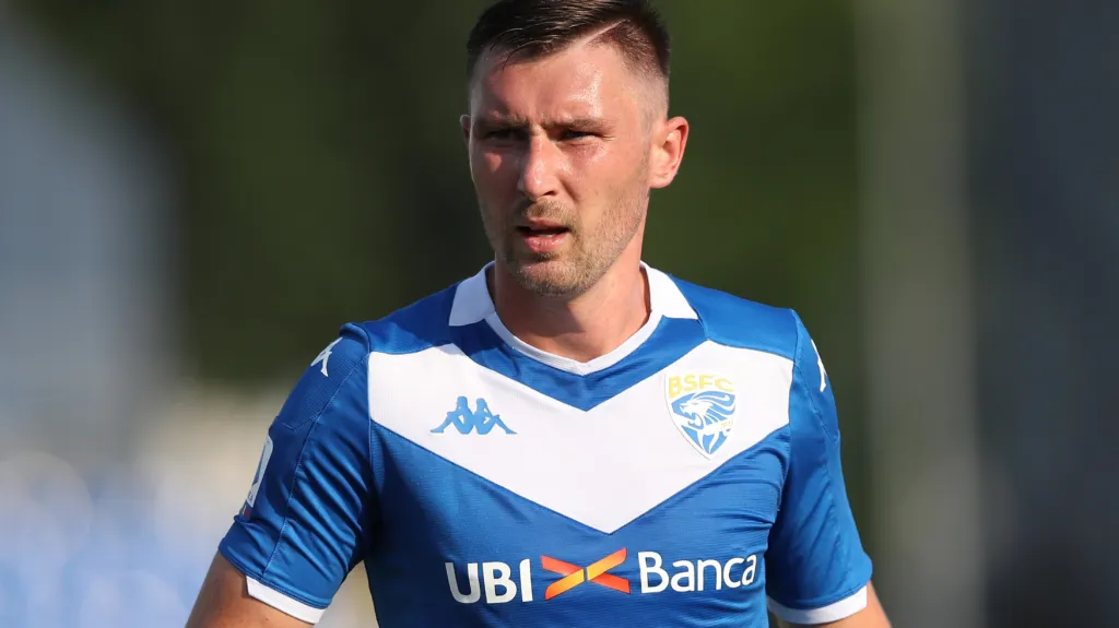 Jaromír Zmrhal v dresu Brescie