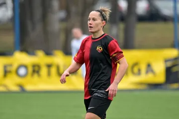 Petra Divišová v dresu FC Praha