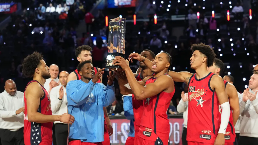 Vítězný tým Stars v Utkání hvězd NBA