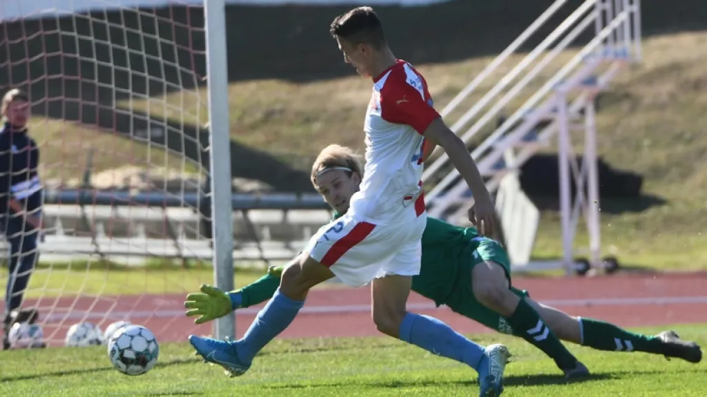 Petar Musa v utkání proti Aarhusu