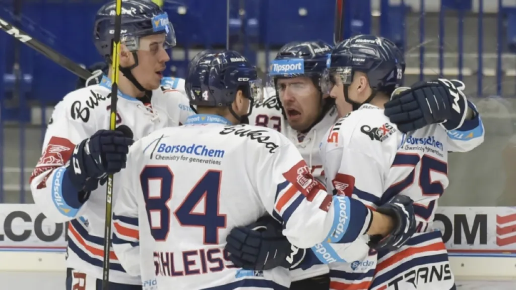 Radost hokejistů Vítkovic