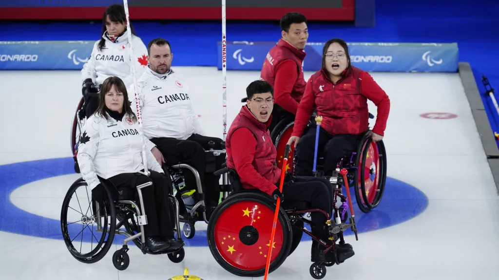 Finále curlingu Čína – Kanada na paralympijských hrách