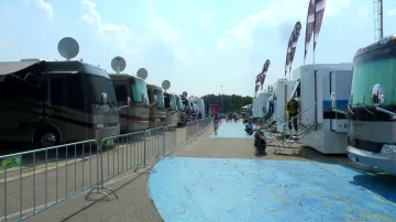 Paddock na Velké ceně České republiky