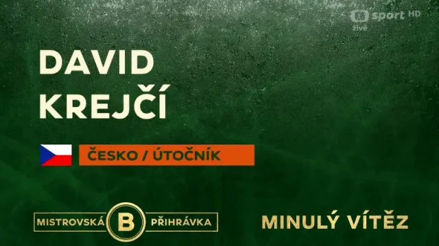 Výherní přihrávka Davida Krejčího
