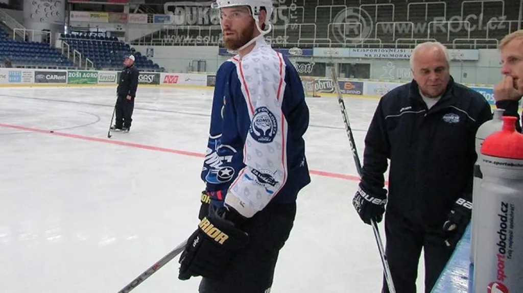 Martin Havlát v dresu brněnské Komety