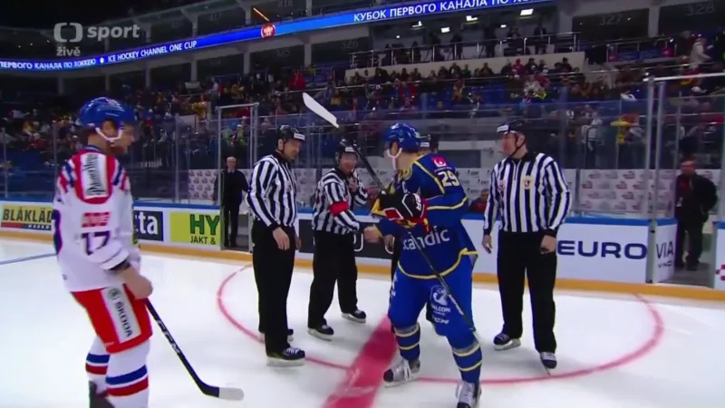 Sestřih utkání Channel One Cupu Česko - Švédsko