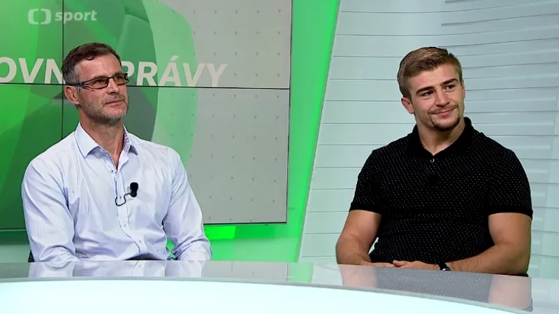 Petr Lacina a David Klammert hosty Sportovních zpráv před MS