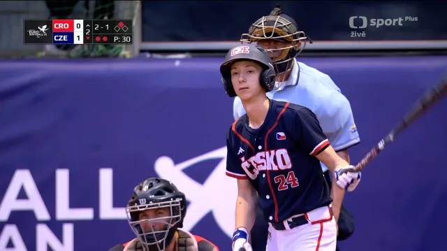 Dvoubodový homerun Tomáše Trtílka proti Chorvatům