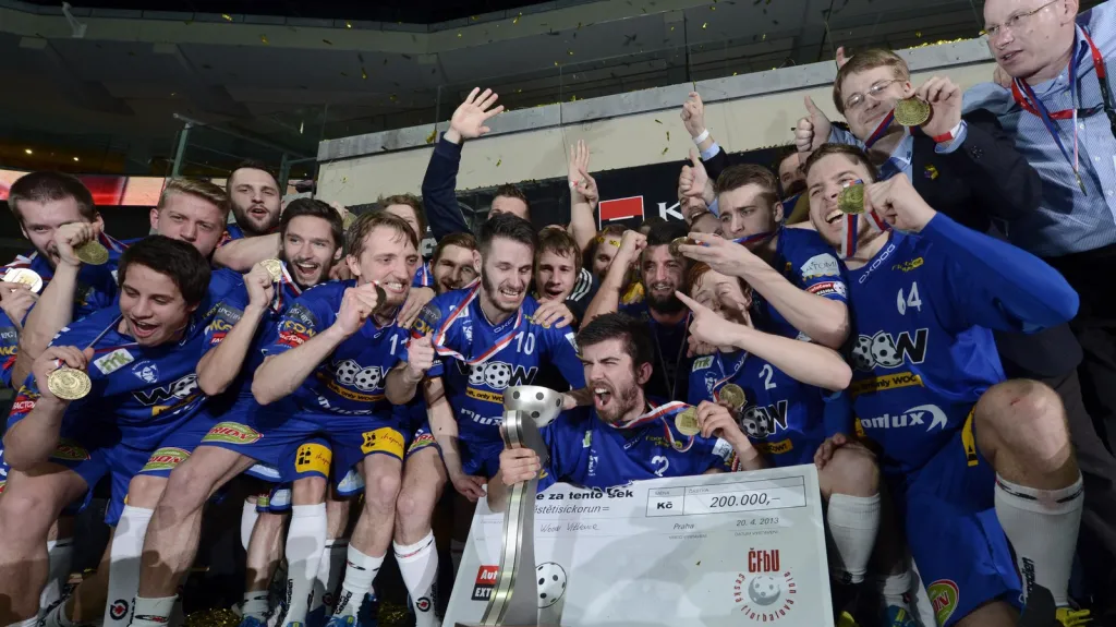 Slavící florbalisté Vítkovic