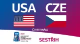 Sestřih utkání USA – Česko
