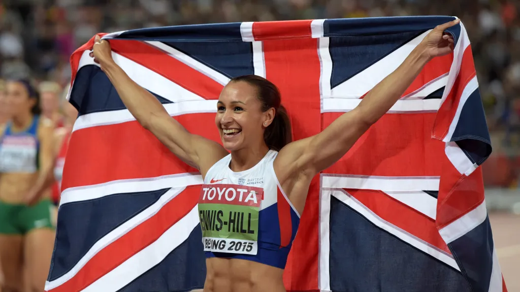 Jessica Ennisová-Hillová - vítězka sedmiboje v Pekingu