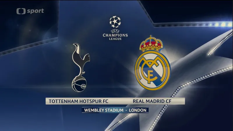 Sestřih utkání Tottenham - Real Madrid