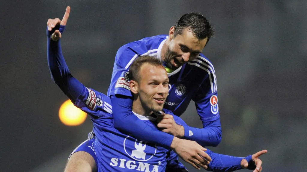 Olomoučtí Jakub Petr a Michal Ordoš (nahoře)