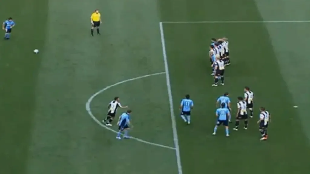 Přímý kop Del Piera za FC Sydney