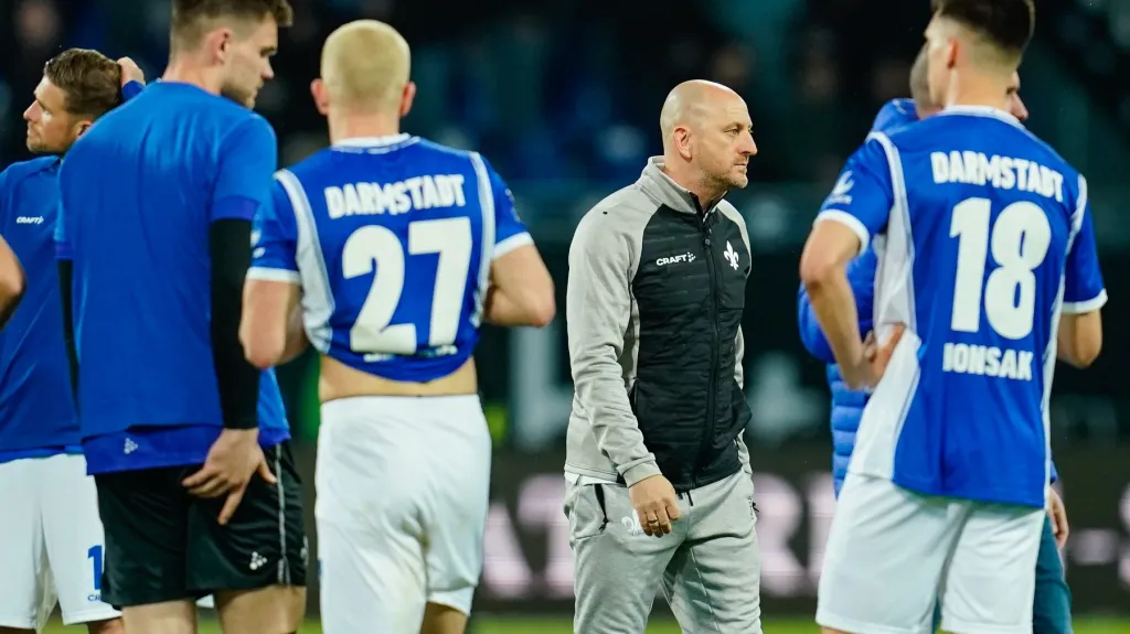 Zklamaní fotbalisté Darmstadtu