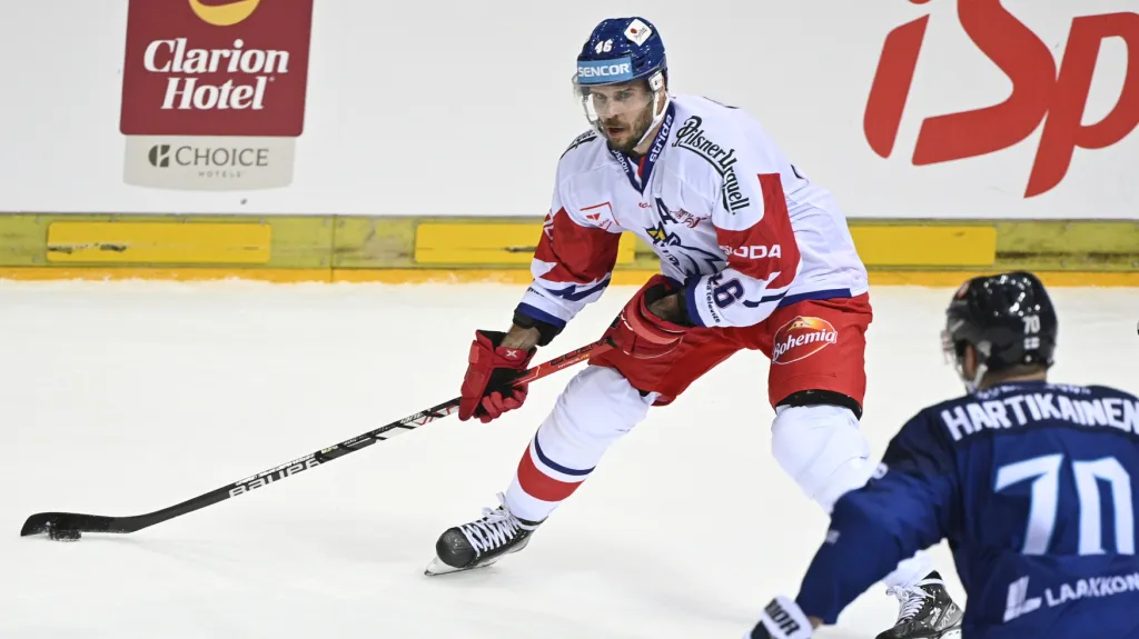 David Krejčí v utkání proti Finsku